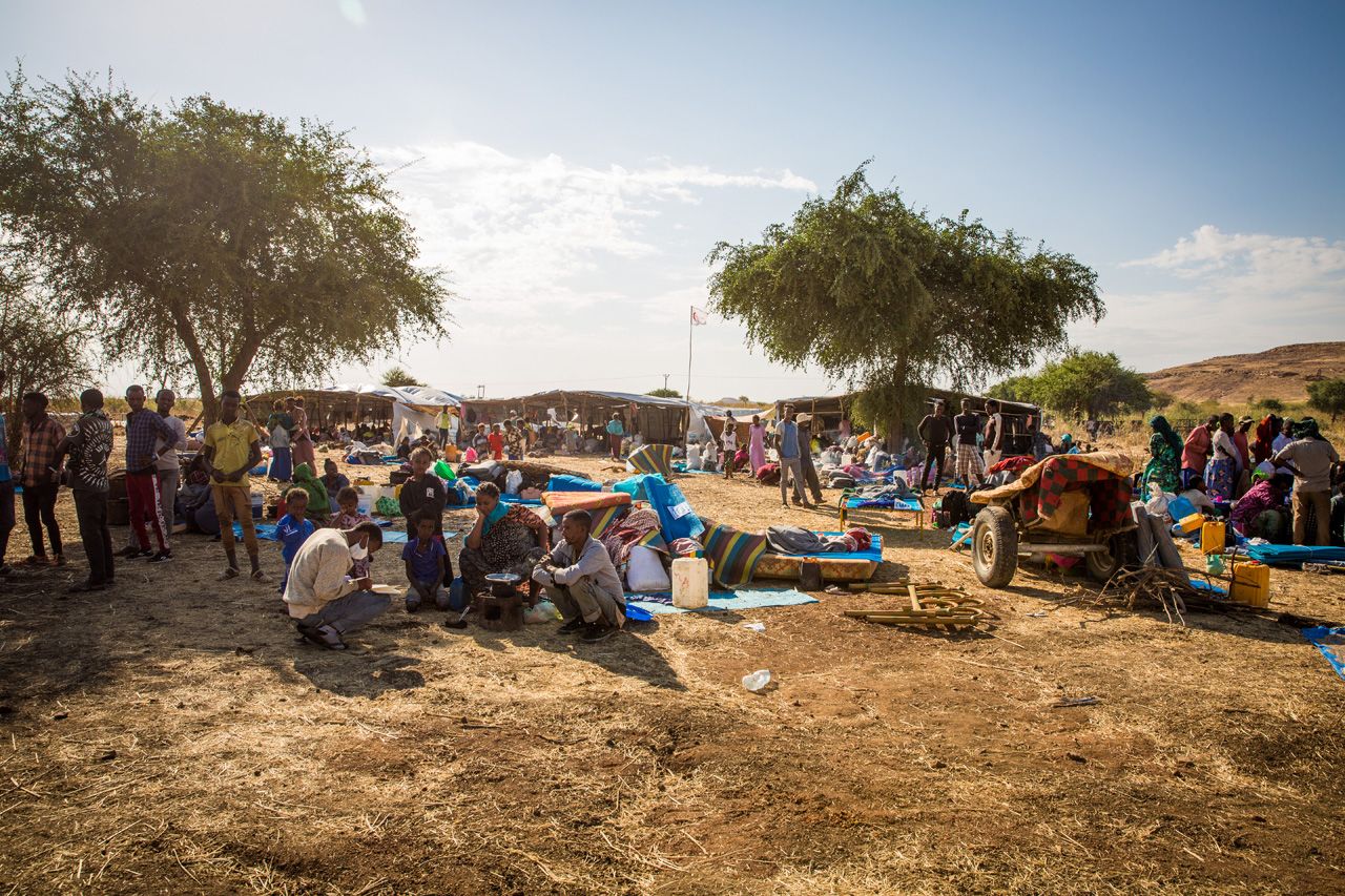 Um Rakuba camp is located 70 kilometres from the Ethiopian border inside eastern Sudan. It hosts tens of thousands of Ethiopian refugees who have fled fighting in Tigray region. ©Ingebjørg Kårstad/NRC