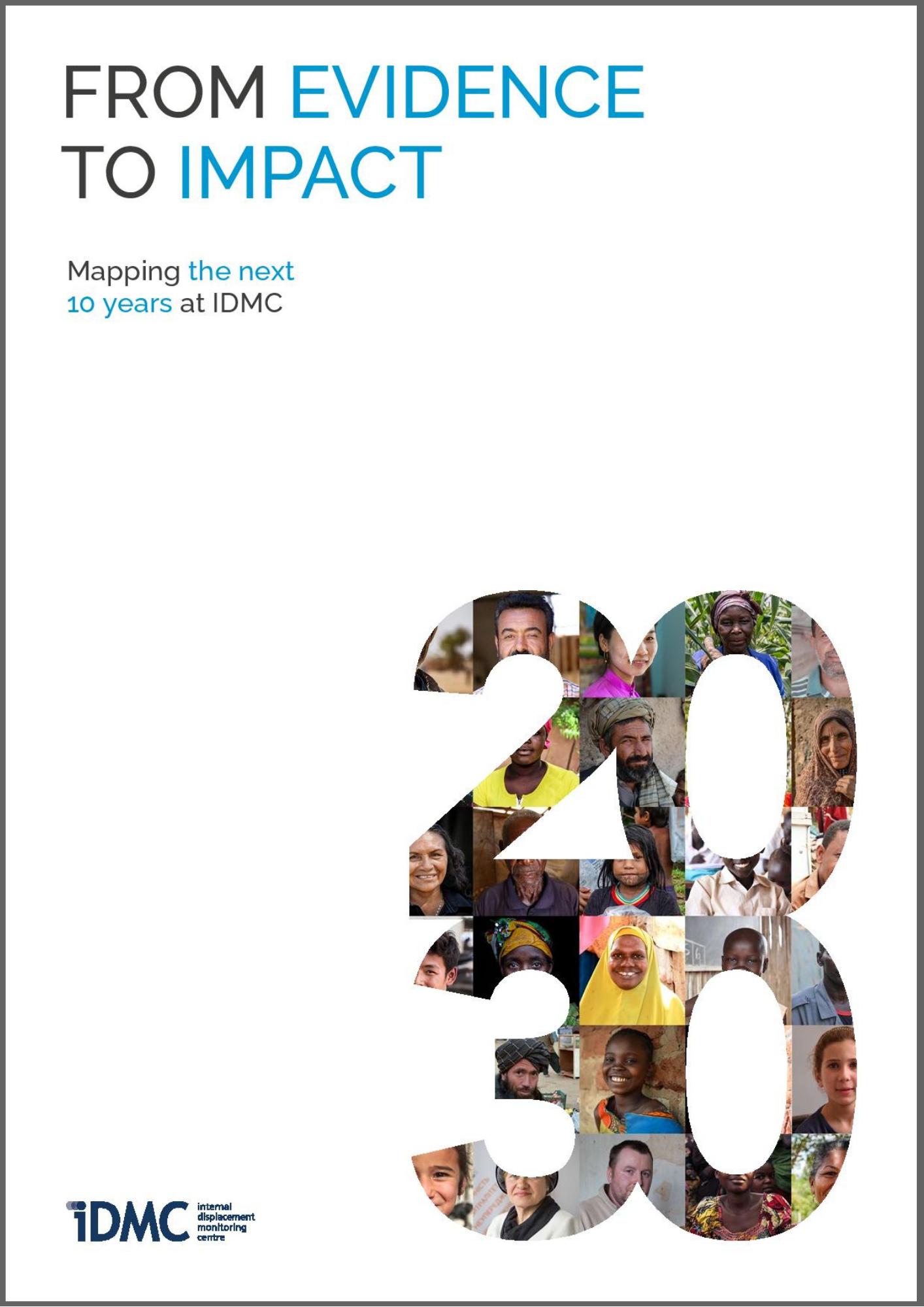 Cover of IDMC 2030 strategy