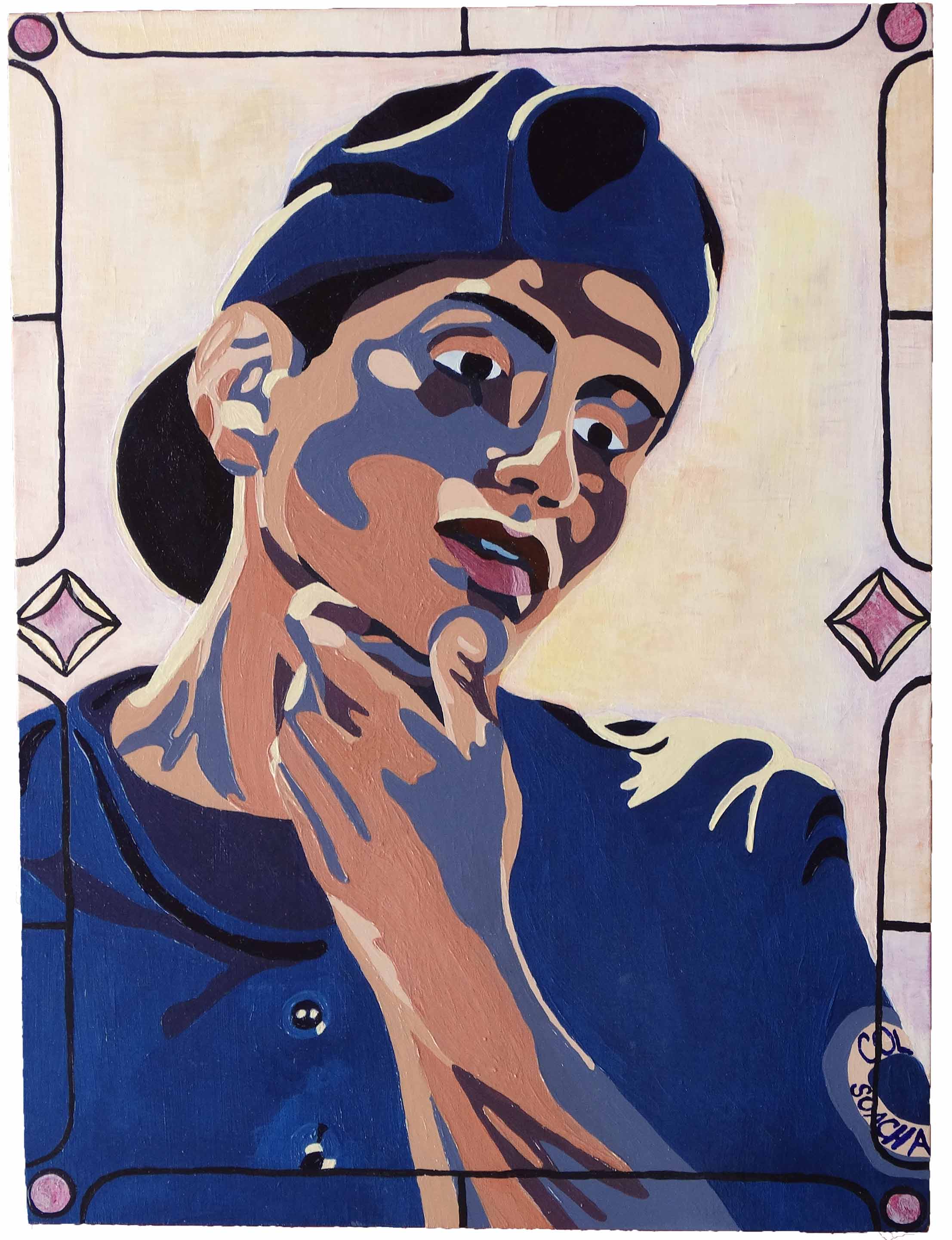 Retrato artístico de Pablo.