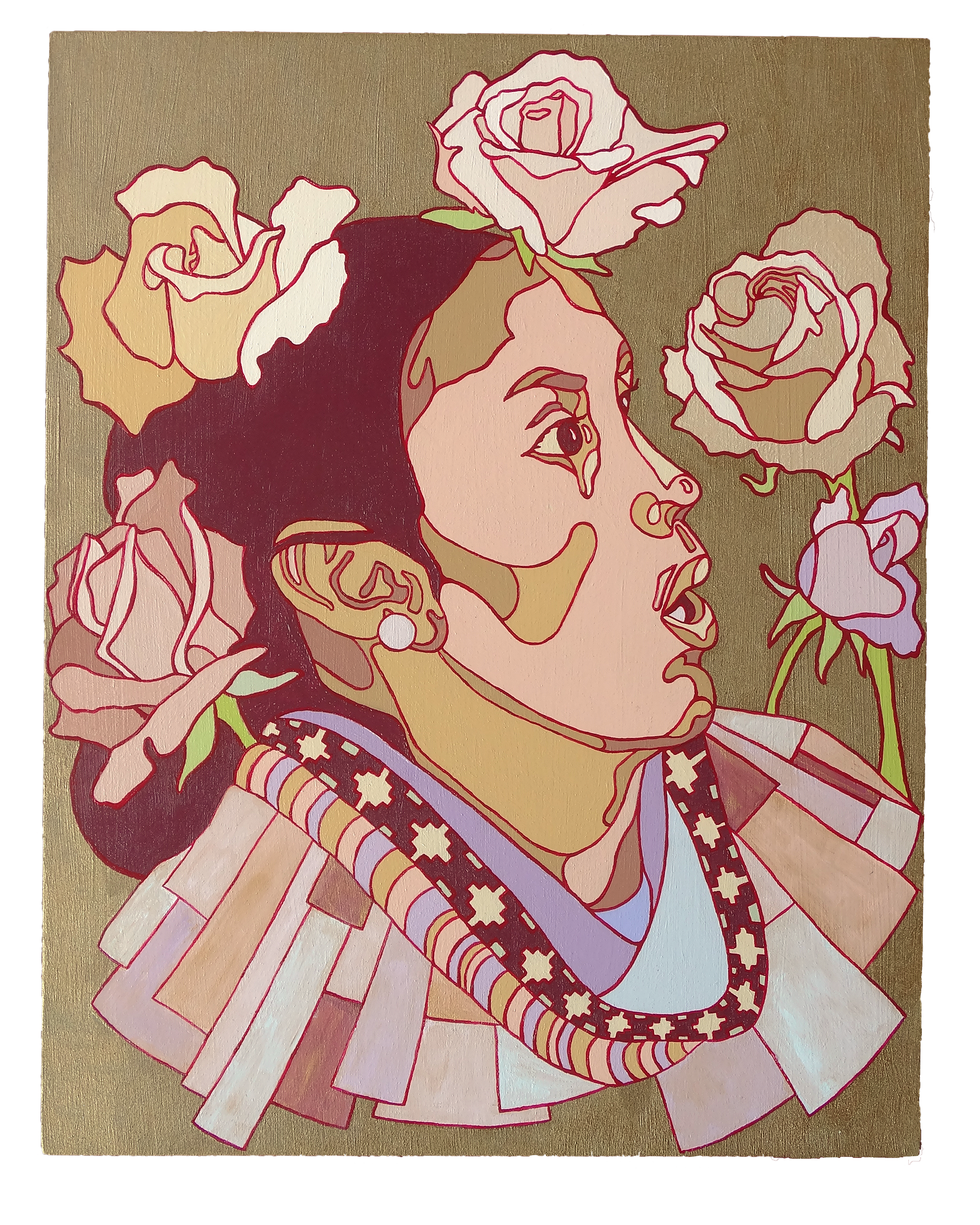 Art portrait of Paula