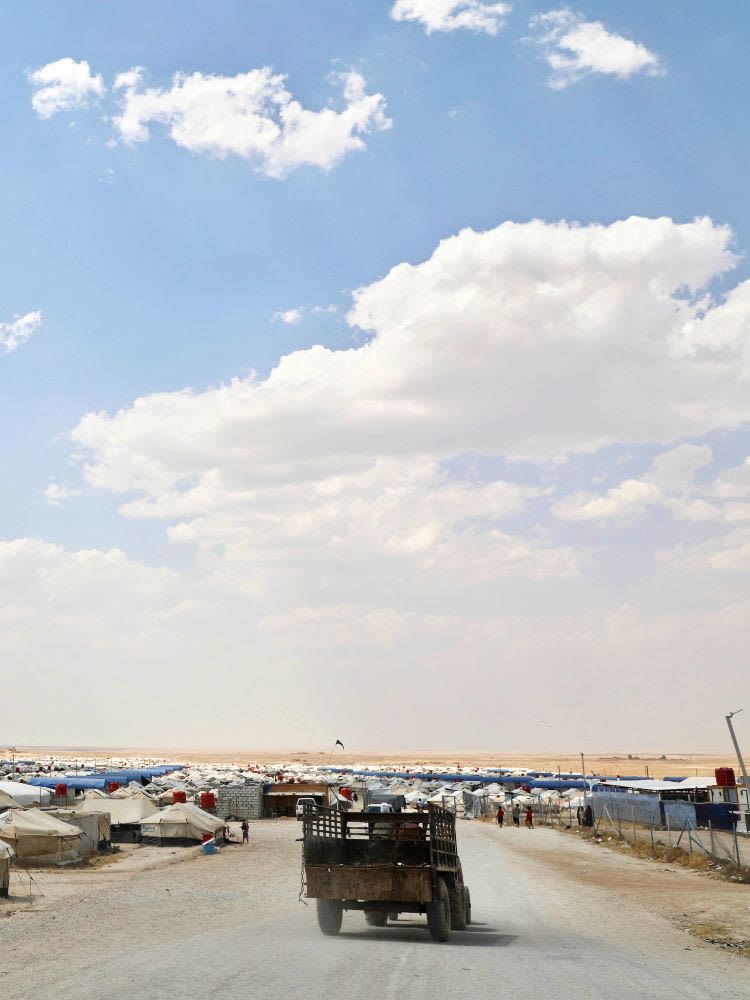 Al Hol camp, Syria is home to more than 70,000 people of which more than 90% are women and children. Iraqis and Syrians constitute more than 80% of the population. (OCHA/Halldorsson)